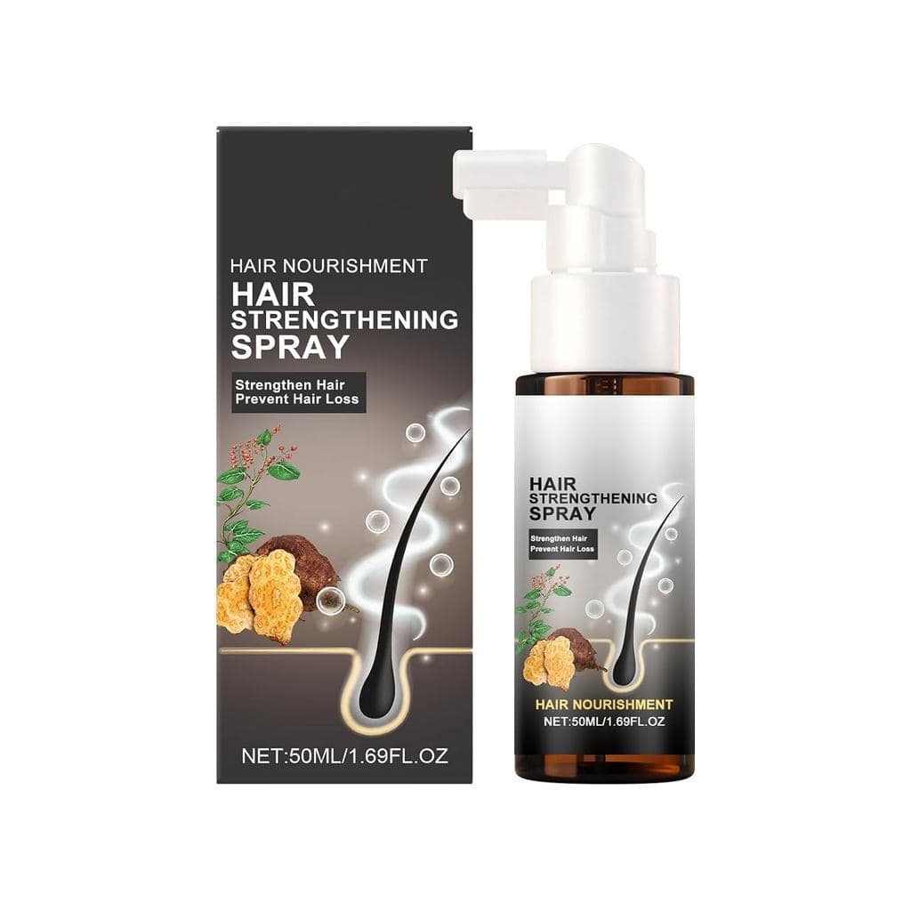 Spray para Crescimento Capilar, Spray Fortificante para Cabelo com Óleo de Raiz de Gengibre, Nutrição Capilar, Tratament