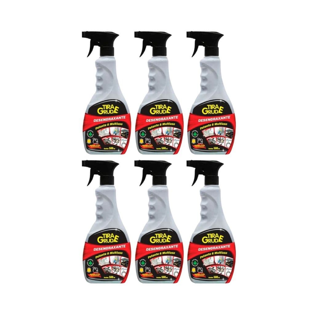 KIT 6 TAPMATIC TIRA GRUDE DESENGRAXANTE SPRAY QUIMATIC 500ML FD1