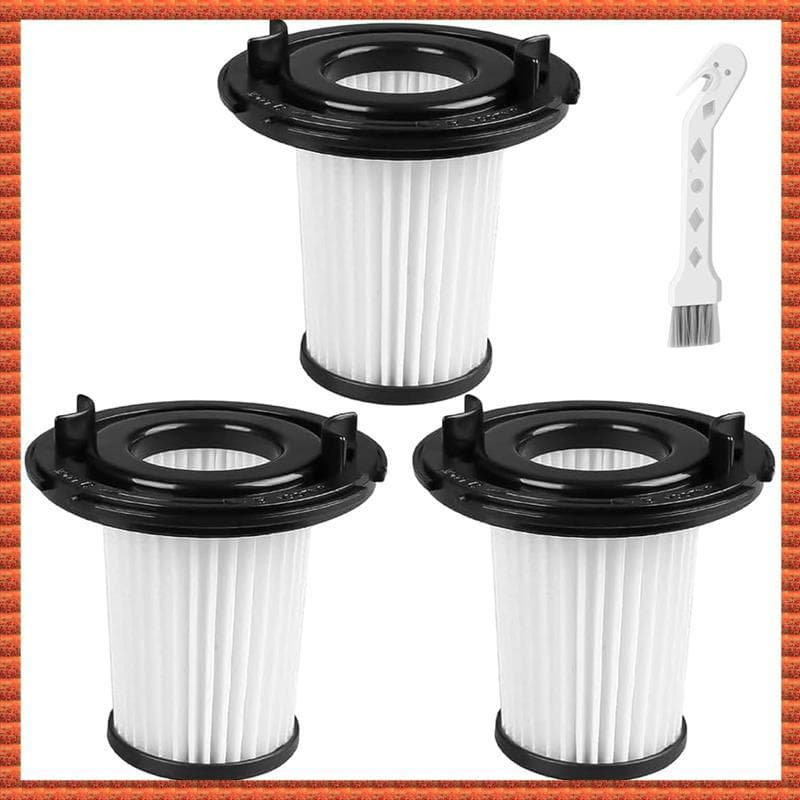 (Zac) Filtro HEPA De Substituição De 3 Pacotes Para Aspirador De Pó Sem Fio EV-691 , De Vácuo Lavável Com 1 Escova De Li