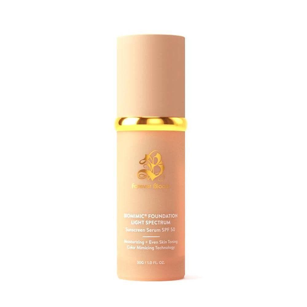 Base Bio Mimic Light Spectrum da Forever Bloom ; Hidratante , Antienvelhecimento , Corretiva , Uniformiza o tom pele , P