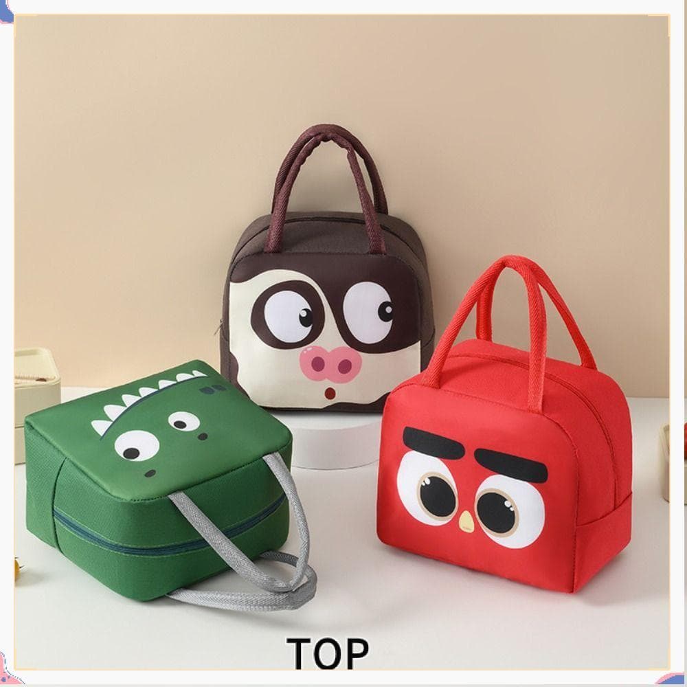 Sacos Isolados Da Lancheira De TOPABC , Saco Térmico Portátil Do Almoço Dos Desenhos Animados , Térmicos Alimento
