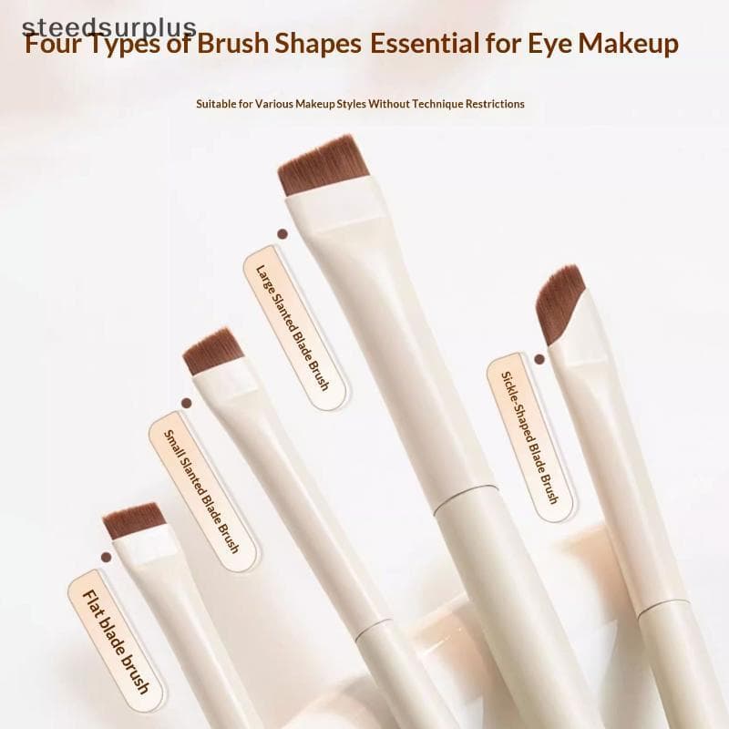 1/3/7/9 Conjunto De Pincéis De Maquiagem Para Os Olhos Pincel De Delineador Cabeça Oblíqua Sombra Ultrafino Detalhes Ade