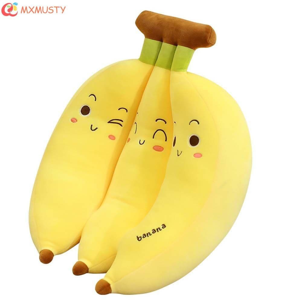 MXMUSTY Banana Brinquedos De Pelúcia Presentes De Natal Brinquedo Macio Plantas Travesseiro Almofada Boneca
