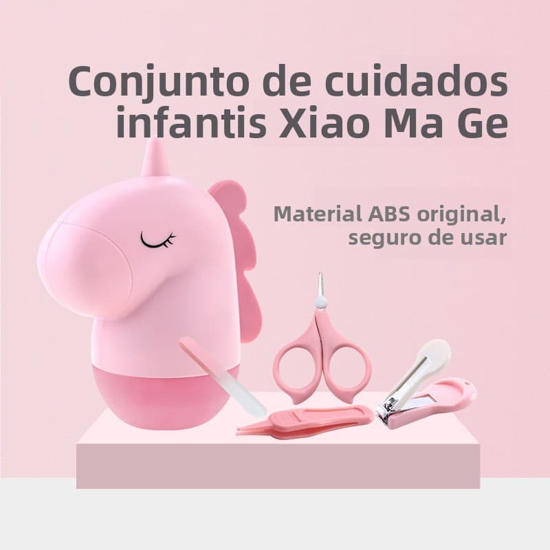 Conjunto de cortador de unhas para bebês, tesoura de unhas para bebês, conjunto de cortadores de unhas, conjunto de mani
