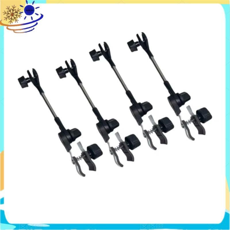[Le's Shop] 4 Unidades De Guarda-Chuva Ajustável Para Cadeira De Pesca Braçadeira Suporte Universal Ao Ar Livre 360 ° Gi