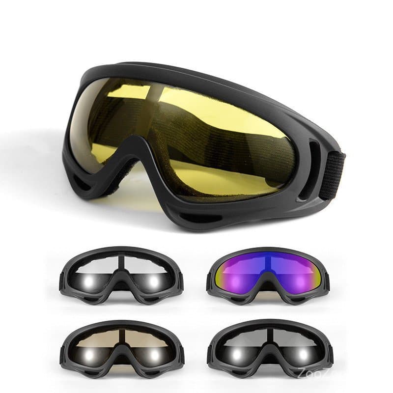 Óculos X400 para ciclismo, esportes, máscara facial para motocicleta, óculos de proteção contra vento e areia, óculos pa