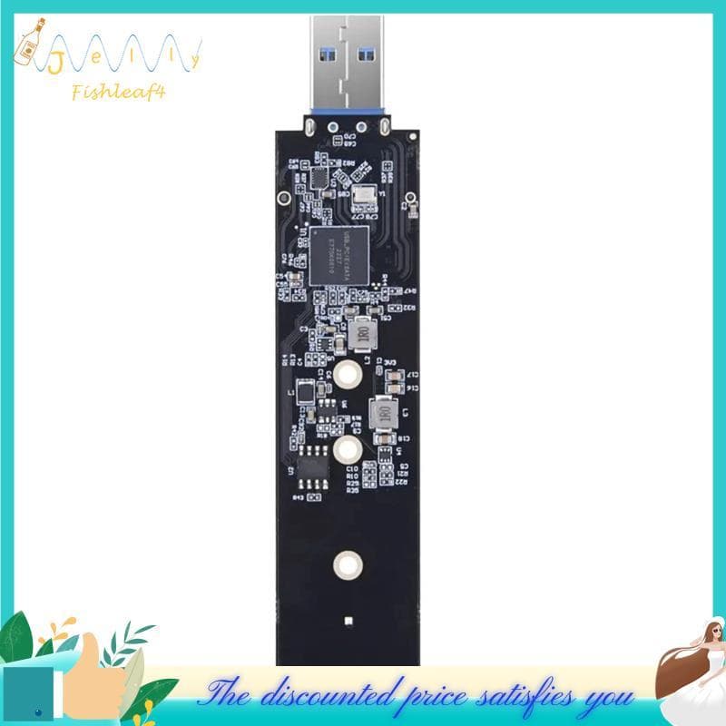 Jellyfish's . Adaptador 2 SATA NVMe SSD Para USB 3.1 , Placa Conversora Externa PCI-E-Gen 2 PCIe Tipo A