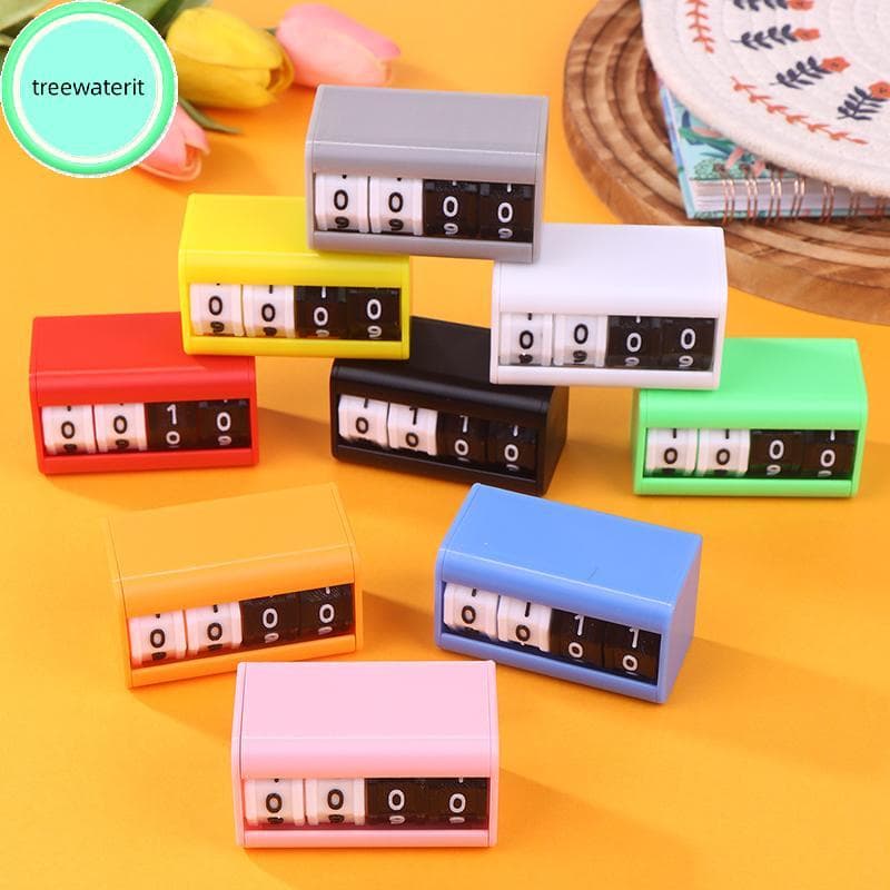 treewaterit Contador De Mesa Jogo Pontuação Matraquilhos Artilheiro Auto Disciplina Cartão Perfurador Decorações Para Ca