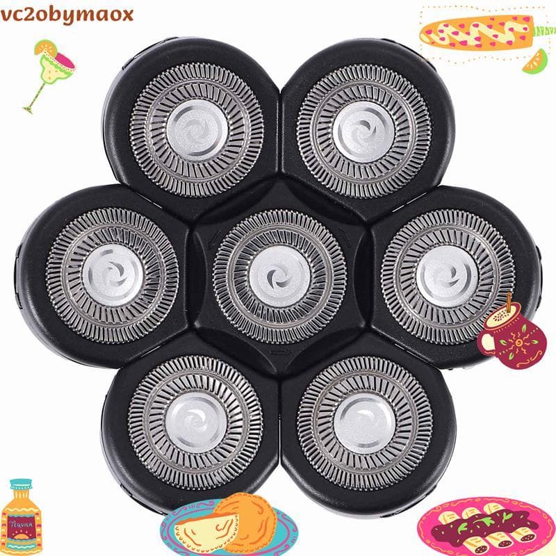 Cabeça De Substituição Para Barbeador Elétrico 7D , Lâmina De Barbear Careca vc2obymaox.br