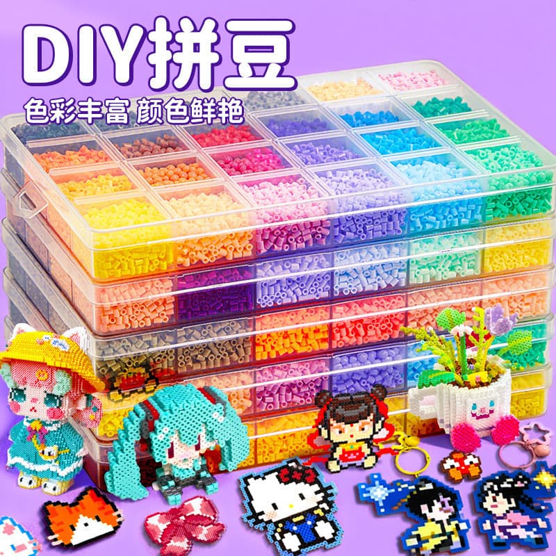 Pacote de Refil com 1000 Peças de Pérolas para Quebra-Cabeça 3D 2.6mm, Presente de Quebra-Cabeça, Brinquedo DIY