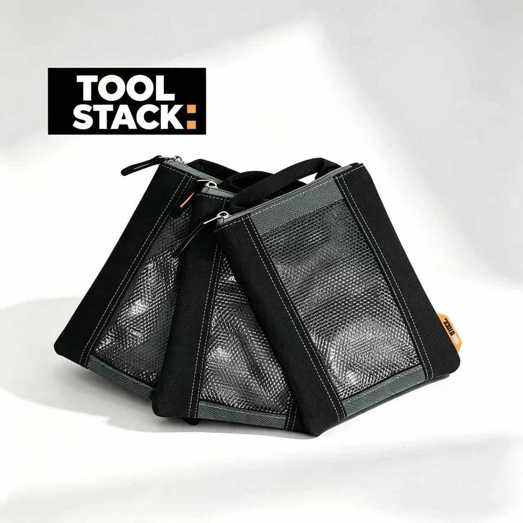 TOOLSTACK Bolsa Multifuncional Para Unhas , De Cintura De Suspensão Rápida De Alta Capacidade , E Parafusos , Durável ,
