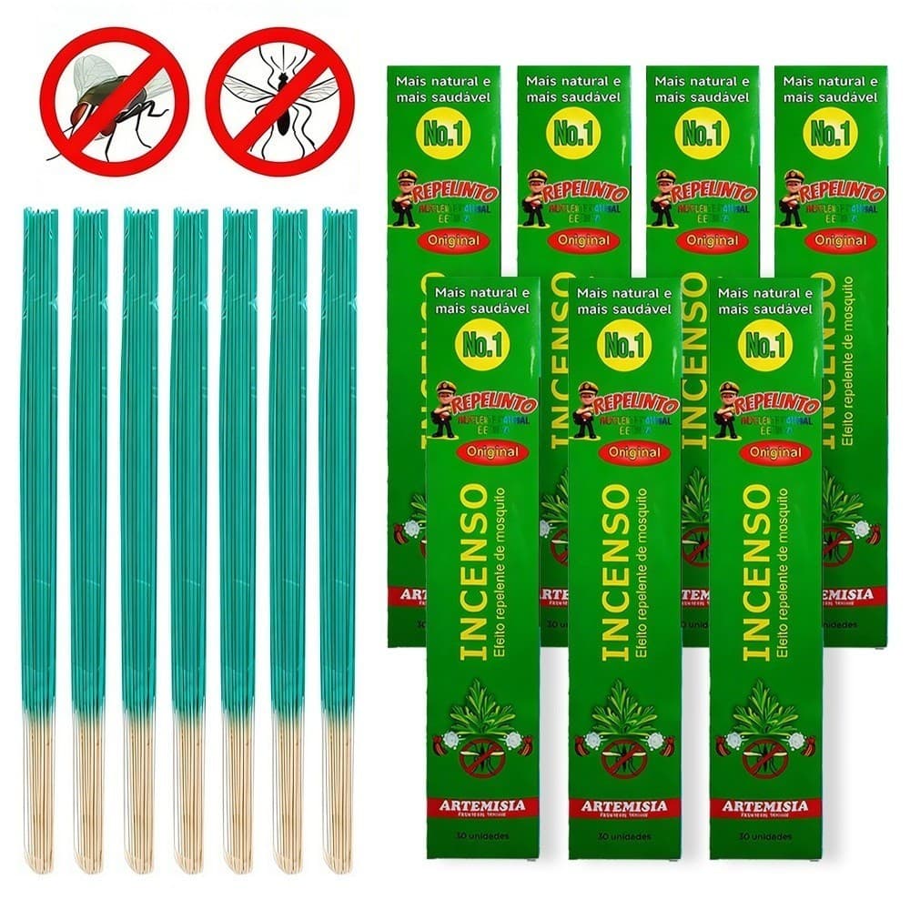 90/120/150Palitos de Incenso Repelente de Mosquito – Proteção Anti-Insetos Seguro