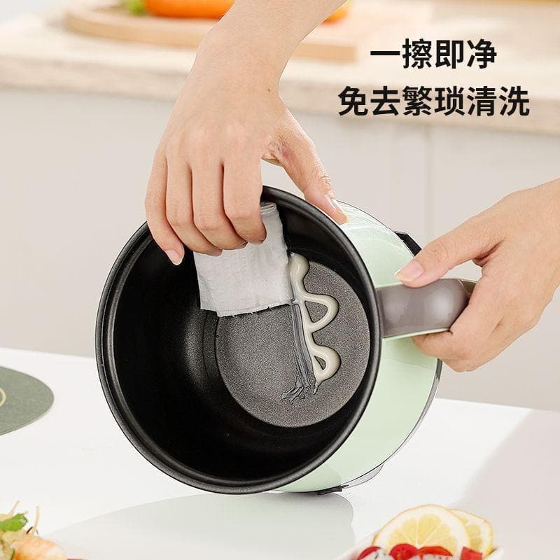 Panela elétrica multifuncional doméstica panela pequena dormitório estudantil macarrão cozinhar panela quente panela de