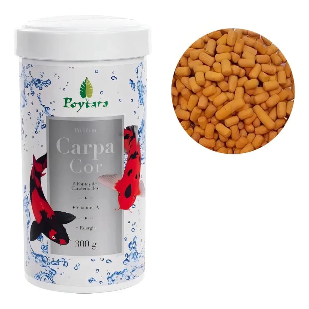 Ração Carpa Cor Poytara 300g