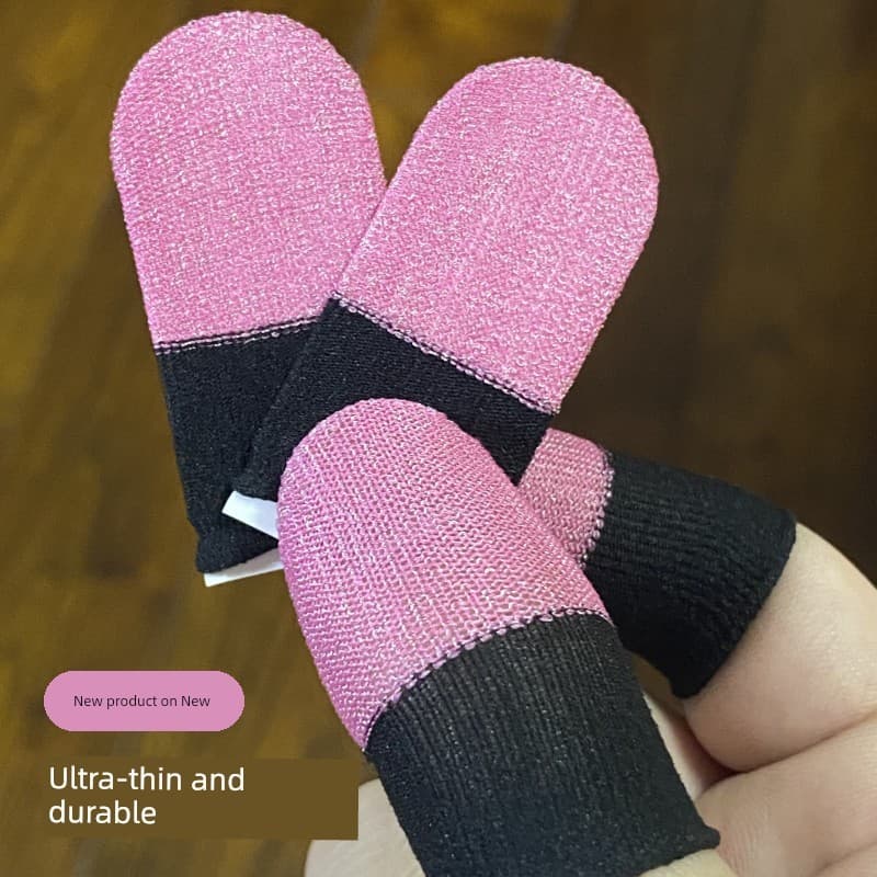 Berços de dedo para jogos, berços de dedo para comer frango, ferramenta útil à prova de suor, antiderrapante, toque ultr