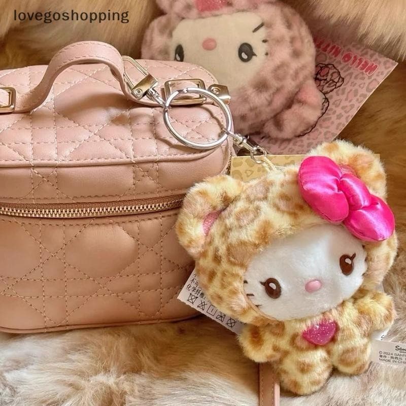 [lovego] Brinquedo de Pelúcia Fofo KT Cat, Brinquedo de Desenho Animado Fofo, Chaveiro Hello Kitty, Pingente para Mochil