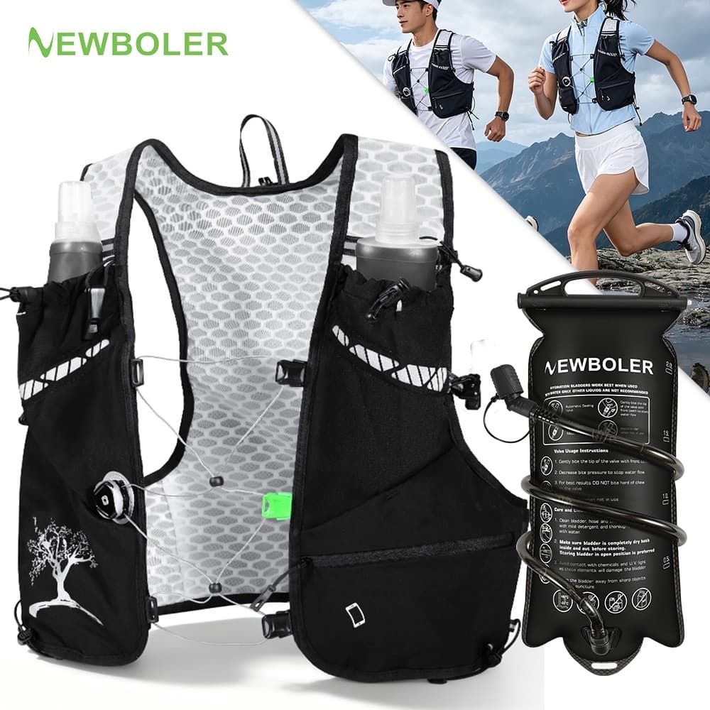 8L Multifuncional Respirável Trilha Correndo Mochila Leve Maratona Hidratação Saco De Água Esportes Ao Ar Livre Engrenag
