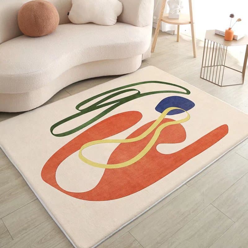 [Novo produto] Sala de estar Mesa de centro Tapete de cabeceira doméstico Tapete de grande área Tapete leve estilo luxuo
