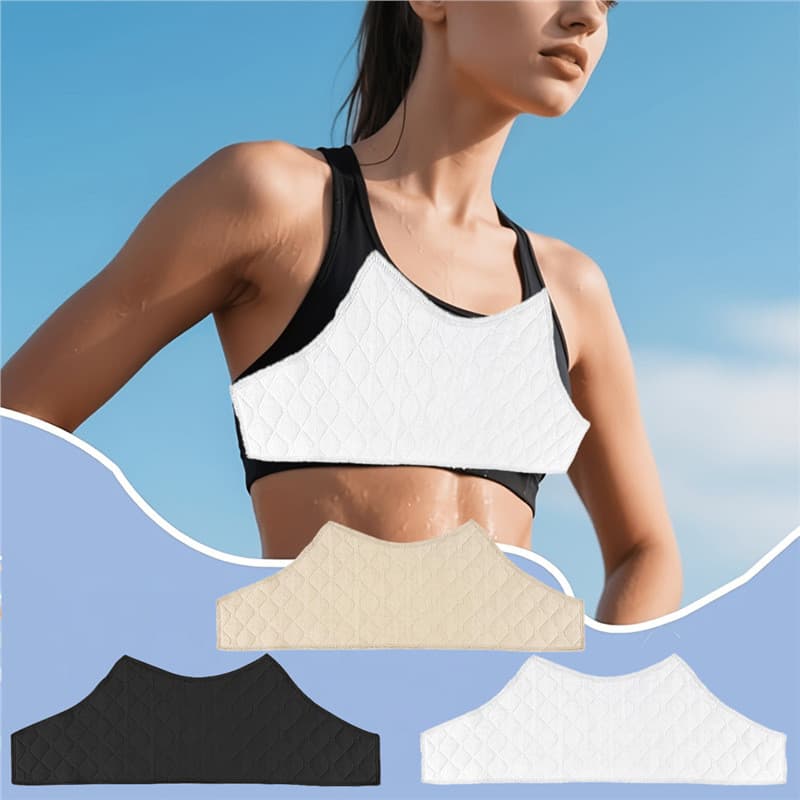 Almofada de roupa íntima adesivo absorvente de suor esportes Fitness à prova de suor à prova de suor