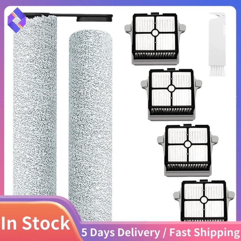 Conjunto De Filtros HEPA E Rolo De Escova , Peças , Acessórios Para Piso ONE S6/S6PRO , Sem Fio , Molhado Seco , Aspirad