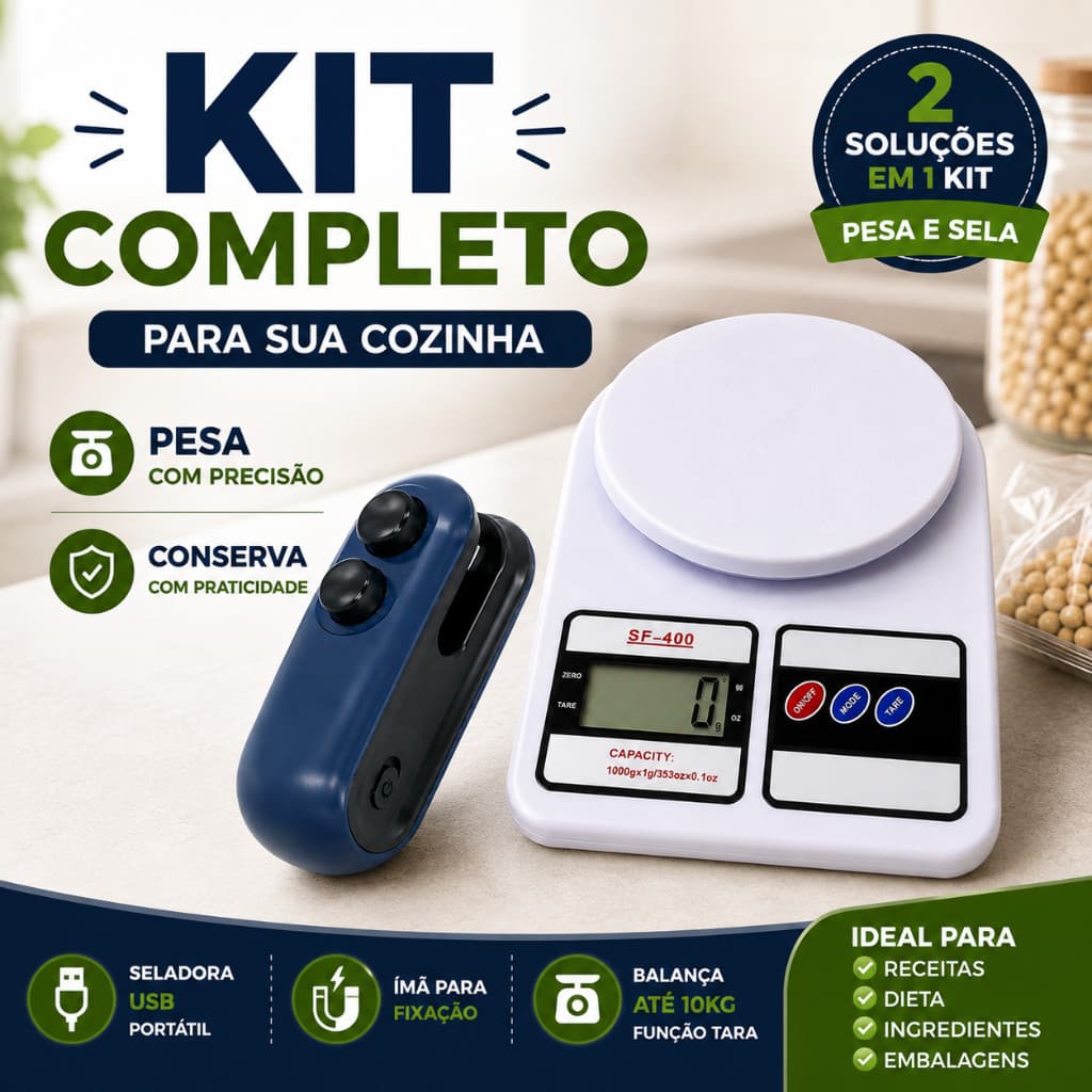 Balança Digital Cozinha 10kg Alta Precisão Nutrição Dieta Alimentos Confeitaria Display LCD