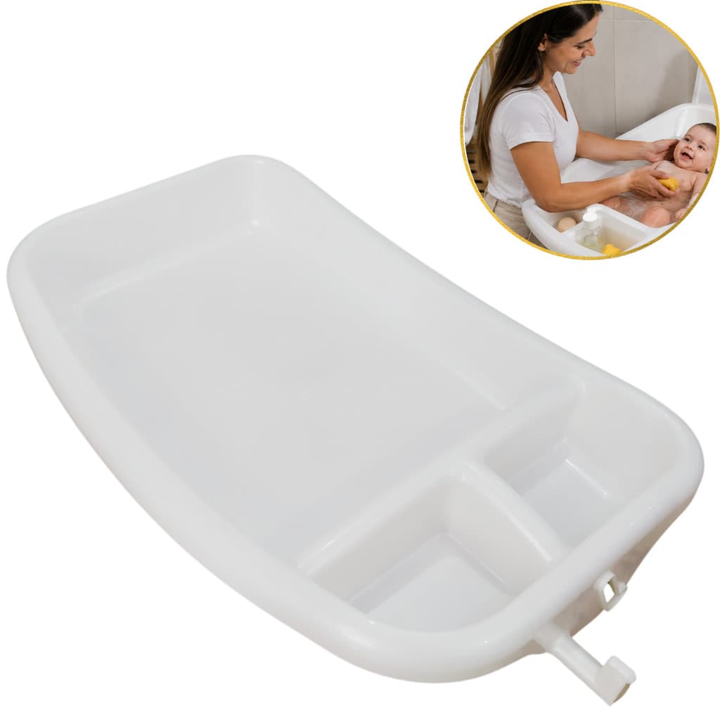 Prateleira Porta Objetos p/ Suporte Trocador Burigotto Splash Branco