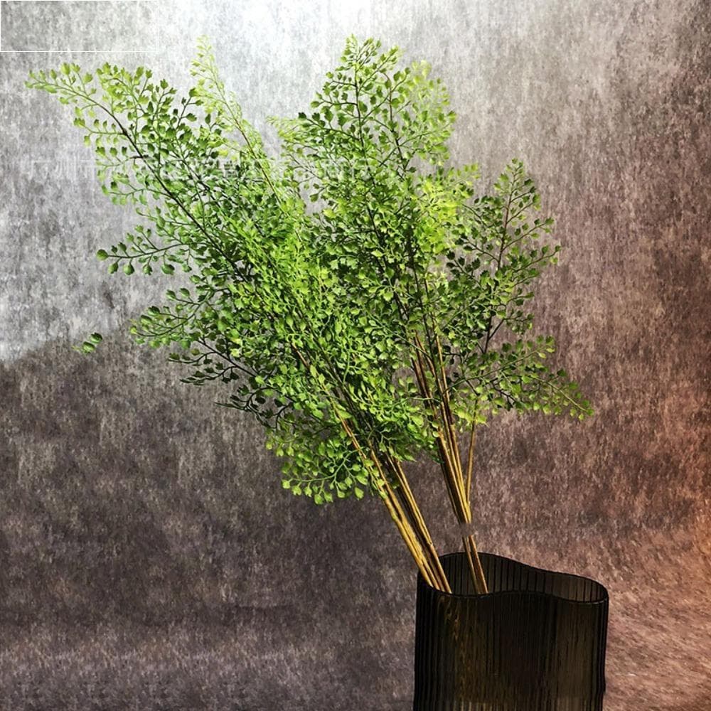 Ramos Artificiais Da Planta Samambaia , Grama Artificial Elegante Vegetação Do Toque Real , Plantas Falsas Realistas
