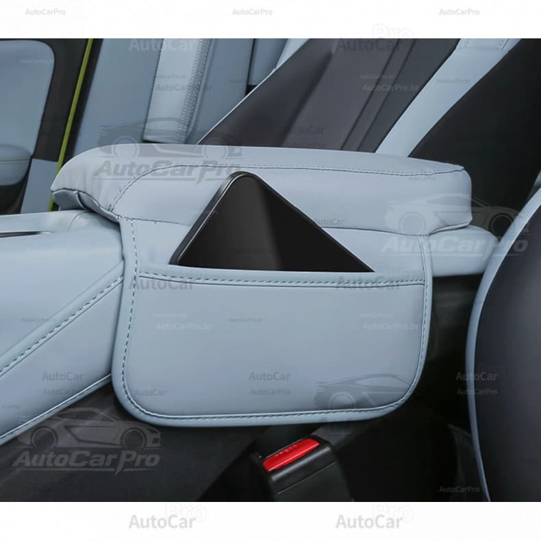 Capa para Apoio de Braço do Carro Byd Dolphin Mini 2020-2026, Almofada Resistente ao Desgaste para Console Central XNXK