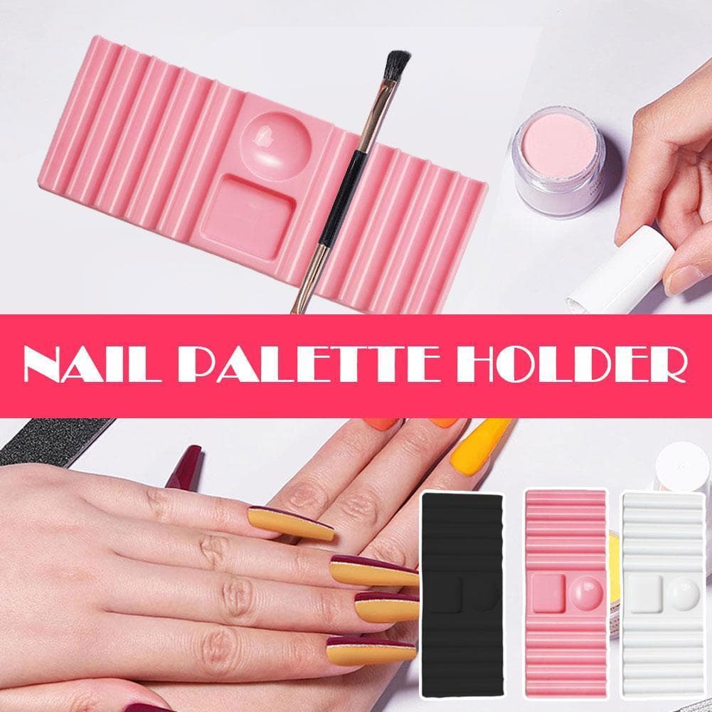 Suporte Multifuncional Para Pincel De Arte Em Unhas , Com Bandeja De Extensão E De Paleta , Organizador De Base O9c9