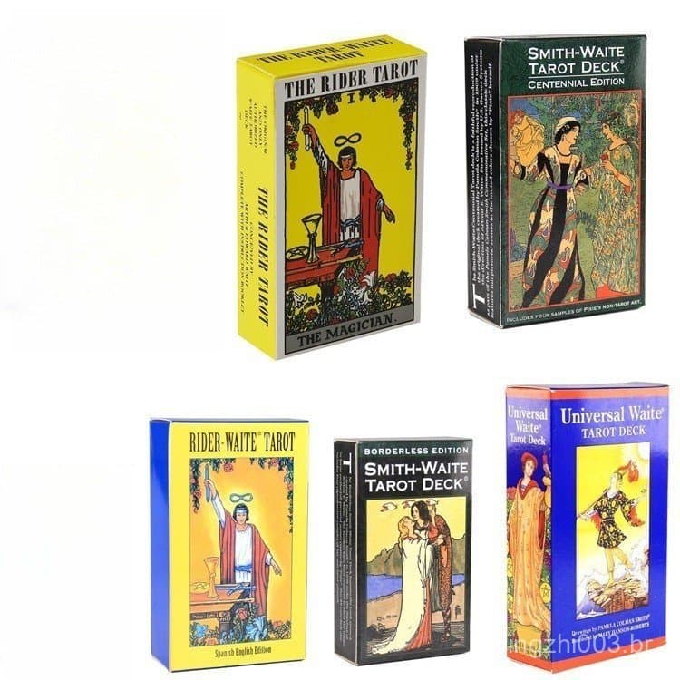 Tarot do Rider Espanhol, Baralho de Cartas do Tarot do Rider, Smith Waite 7.21 WFUG