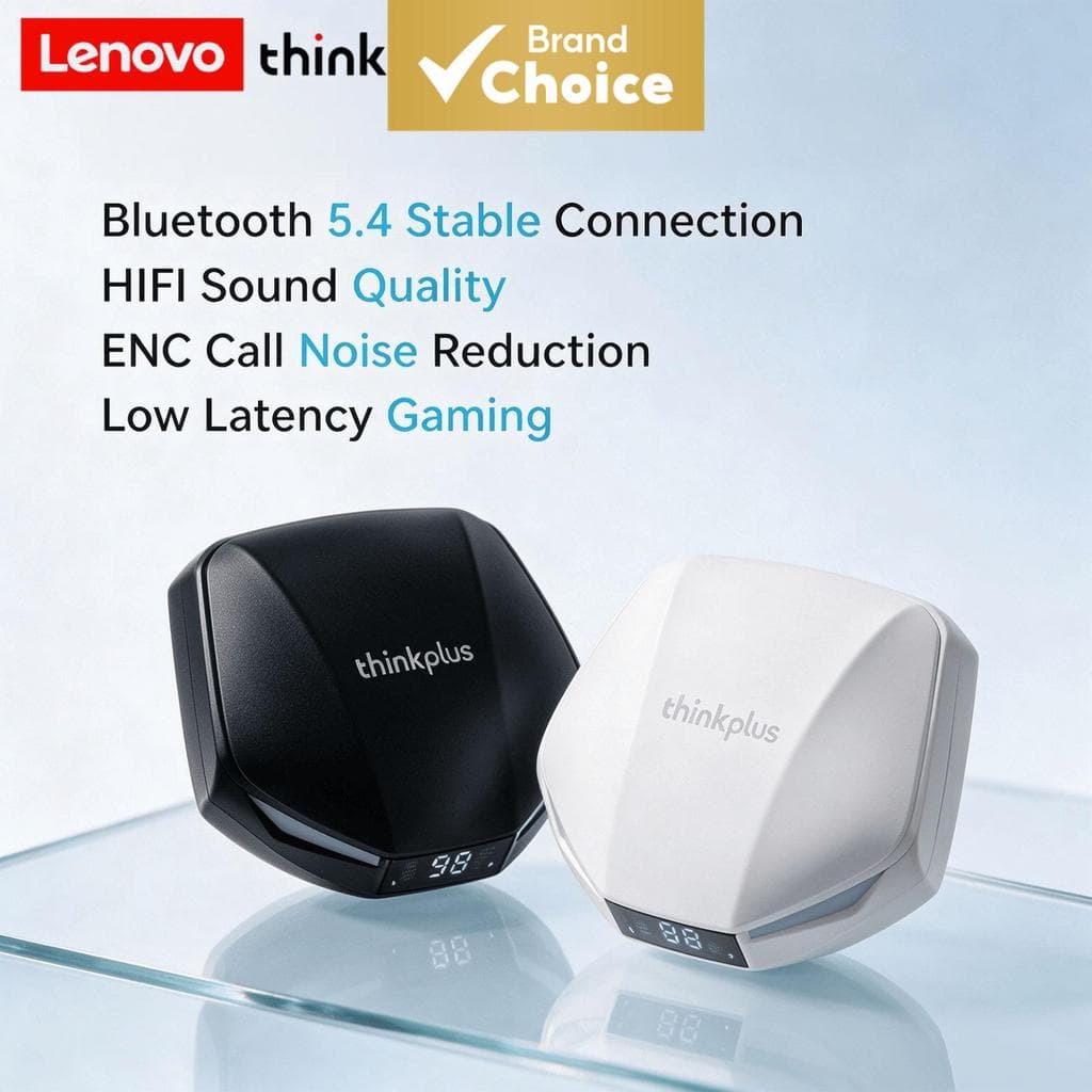 Fones de ouvido Lenovo XT53 Bluetooth Fones de ouvido sem fio Baixa latência Fones de ouvido para jogos para jogos