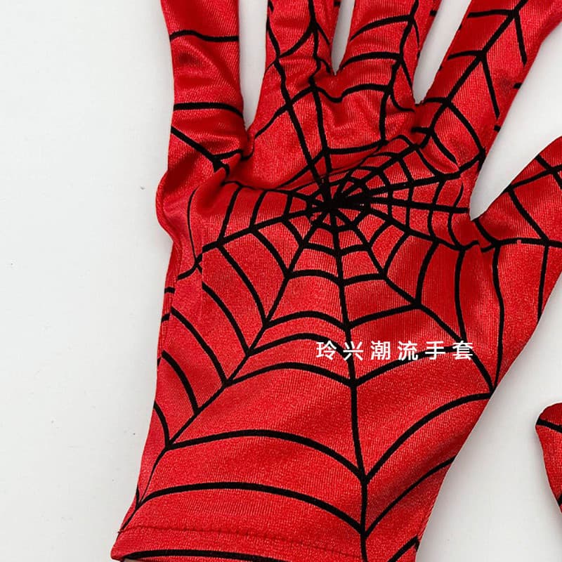Luvas do Homem-Aranha Halloween Ball Show Dress Up Spider Web Party Costumes Acessórios Sala Secreta Escape