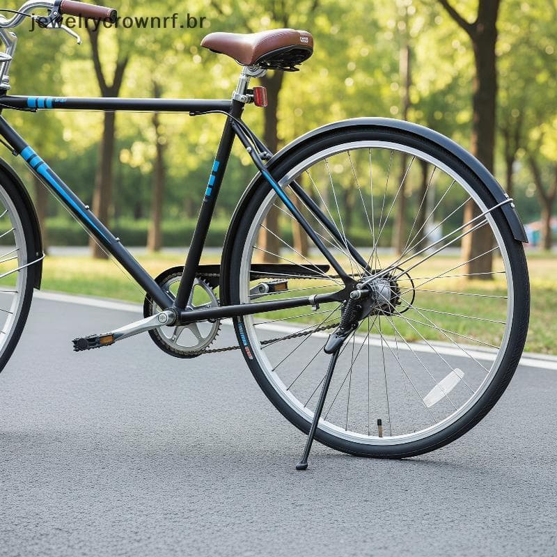 Suporte Lateral Durável Para Bicicleta , Antiderrapante Pés , Adequado Bicicletas De 18 A 26 Polegadas Uso Em Viagens De
