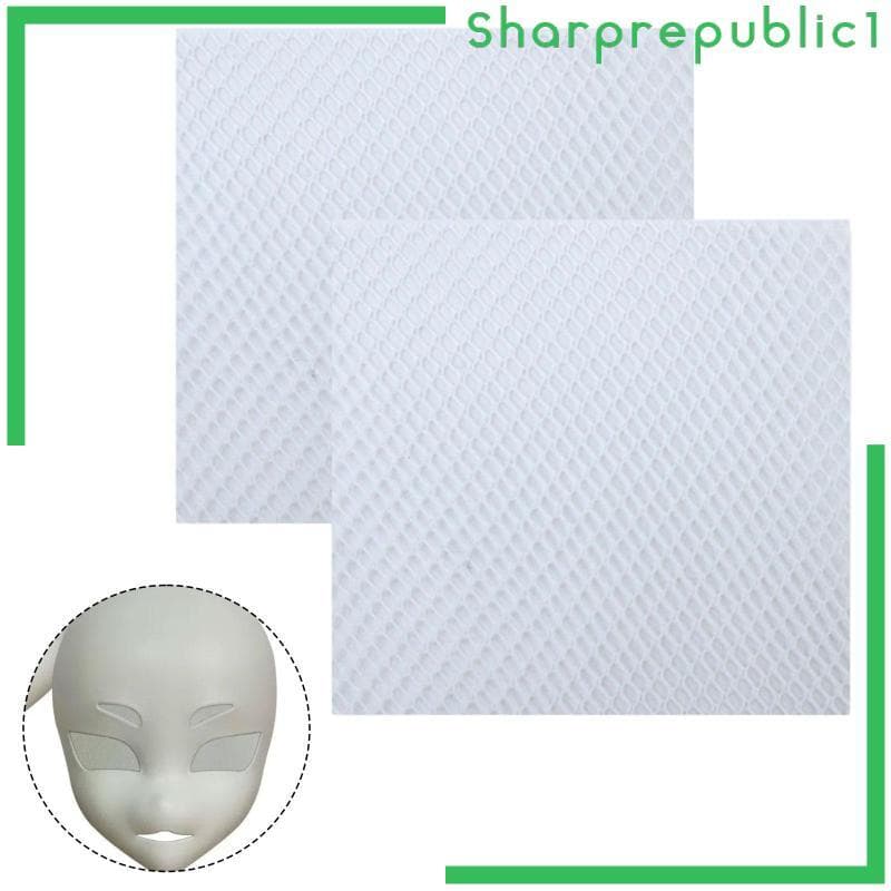 [Sharprepublic1] 2 Unidades Fursuit Eyes Mesh Respirável DIY Artesanato Fazendo Resistente Para Máscara Folha De Rede Oc