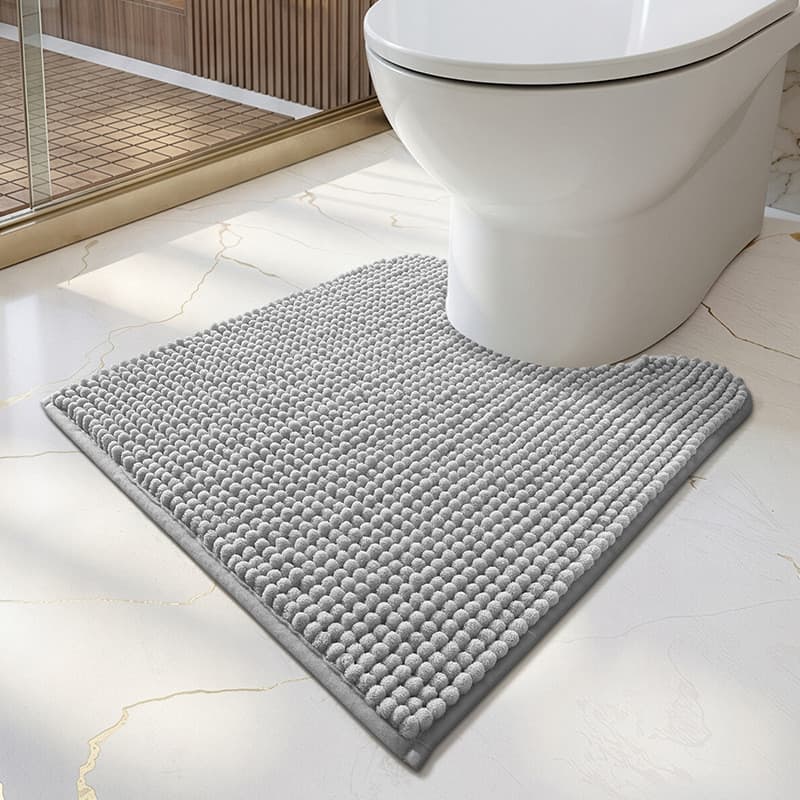 Tapete higiênico de Chenille Tapete absorvente de banheiro