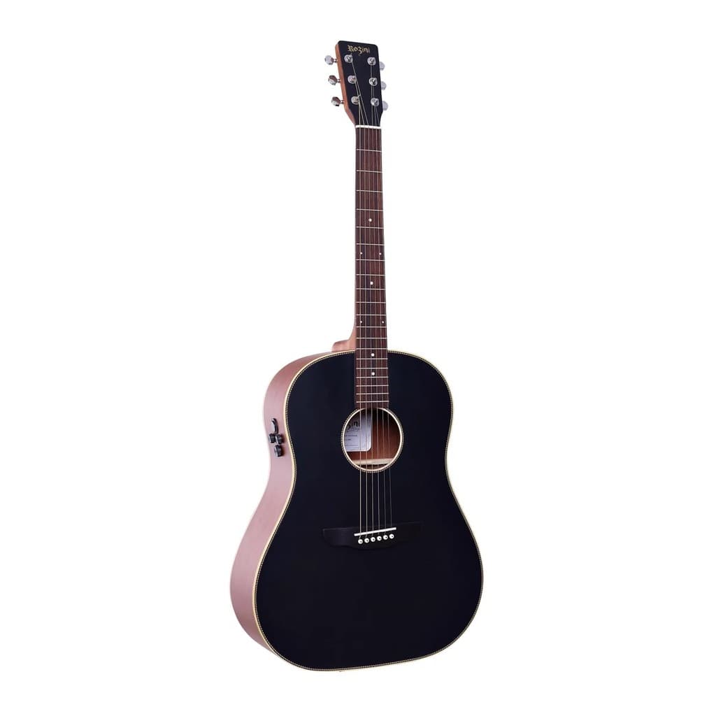 Violao Eletroacustico Rozini Folk Black Top RX335 EQ.F.M