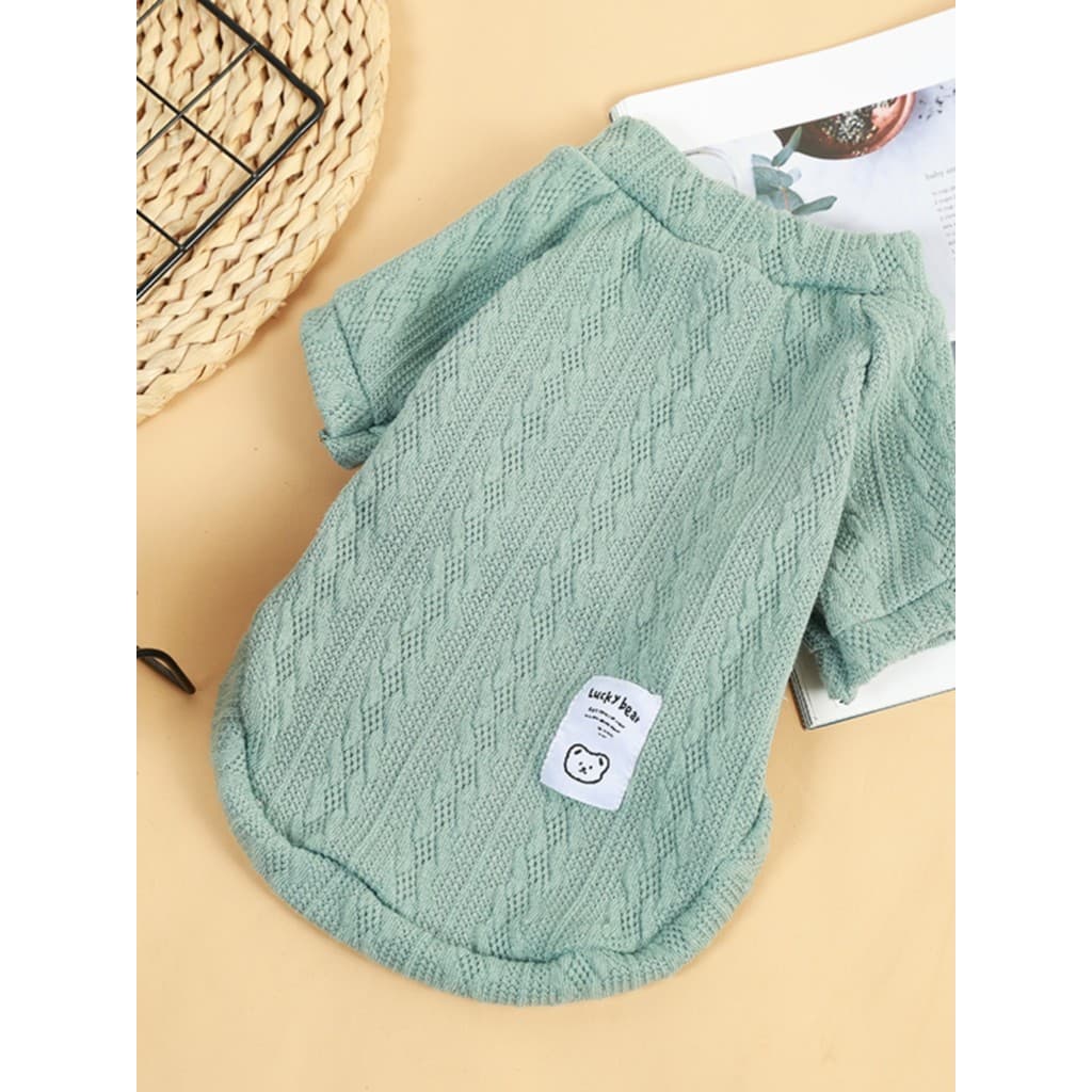 Roupas para cães primavera outono estilo primavera moletom malhas Teddy Pomeranian pequenos filhotes roupas para animais