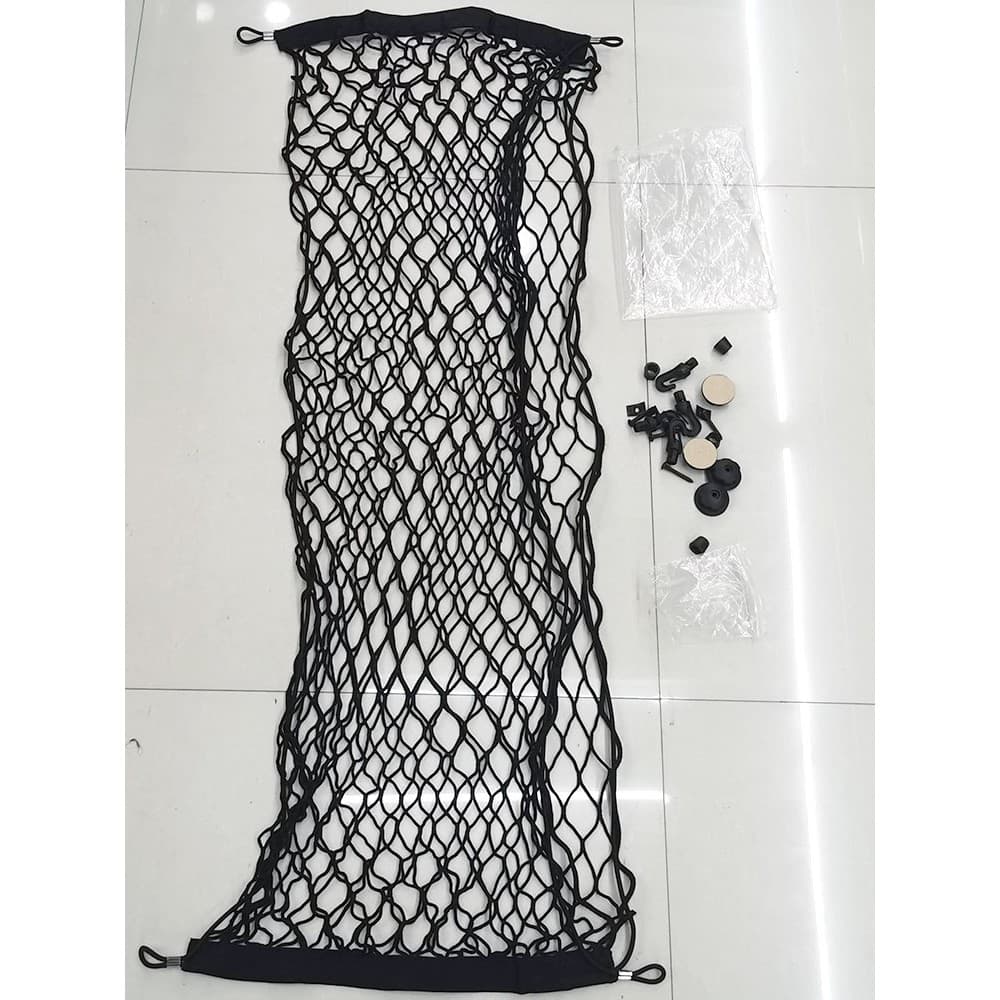 Rede Universal para porta-malas de carro, bolso para assento de carro, rede traseira para bagagem, camada dupla, 110*40