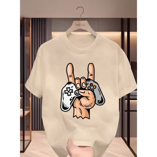 Camisa 30.1 Gamer Geek Rock Camiseta Infantil Blusa Criança Manga Curta Algodão