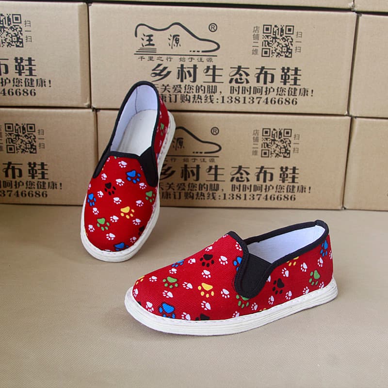 Melaleuca sola meninas sapatos velho pequim artesanal sola macia antiderrapante primavera outono grande menino menina sa