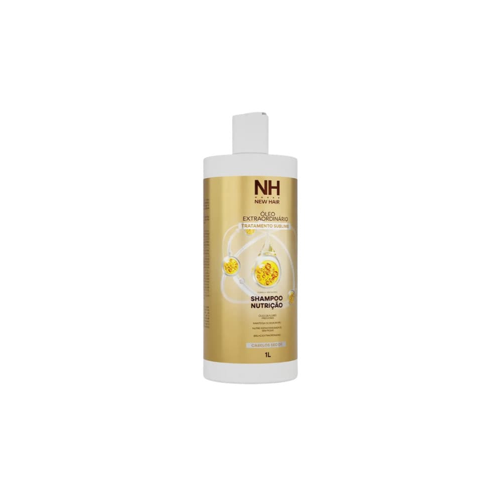 Shampoo Profissional 1L Óleo Extraordinário New Hair Belkit