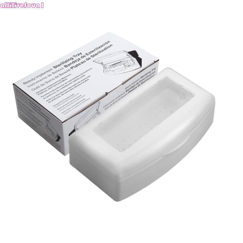 allilivefoua1 Ferramentas Para Unhas Desinfeta Recipiente Ferramenta Esterilizador Caixa Limpeza Entusiastas Da Belez