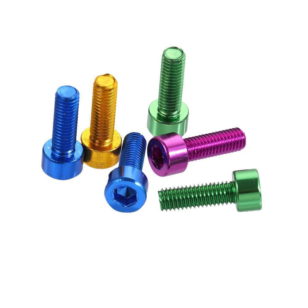 Parafusos De Gaiola Para Garrafa De Água , Bicicleta De Estrada , MTB , Ciclismo , 2 Unidades , Colorido , M5 , Chaleira