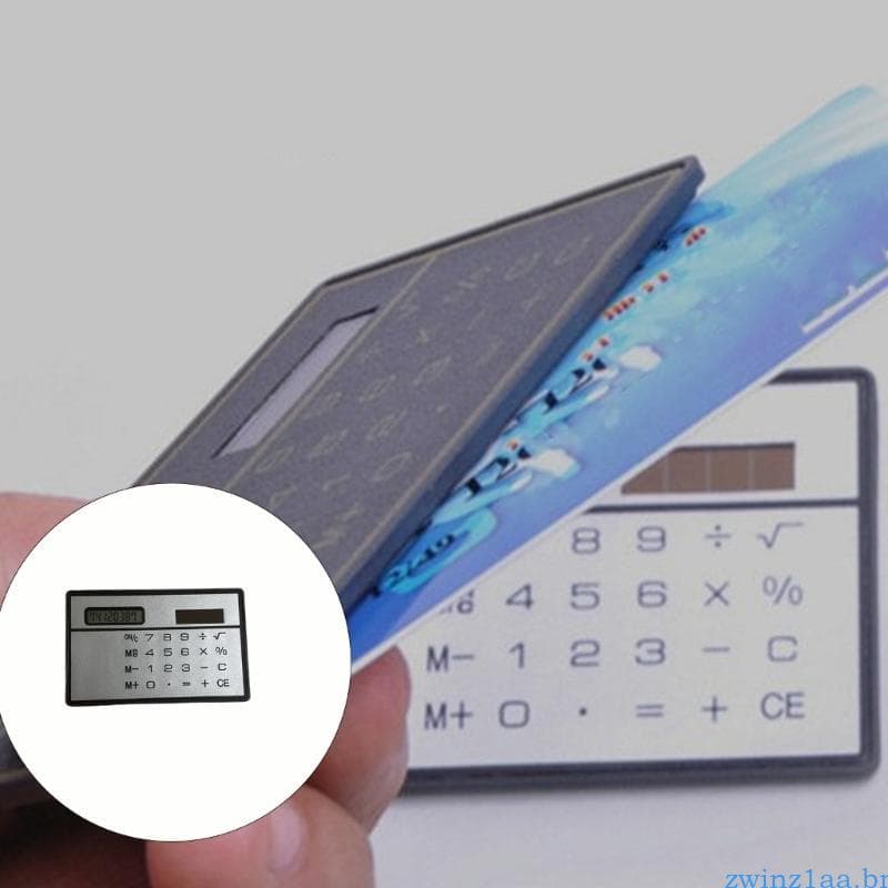 zwinz1aa Calculadora Solar De Potência Dupla Calculadoras Portáteis Finas Para Profissionais Financeiros