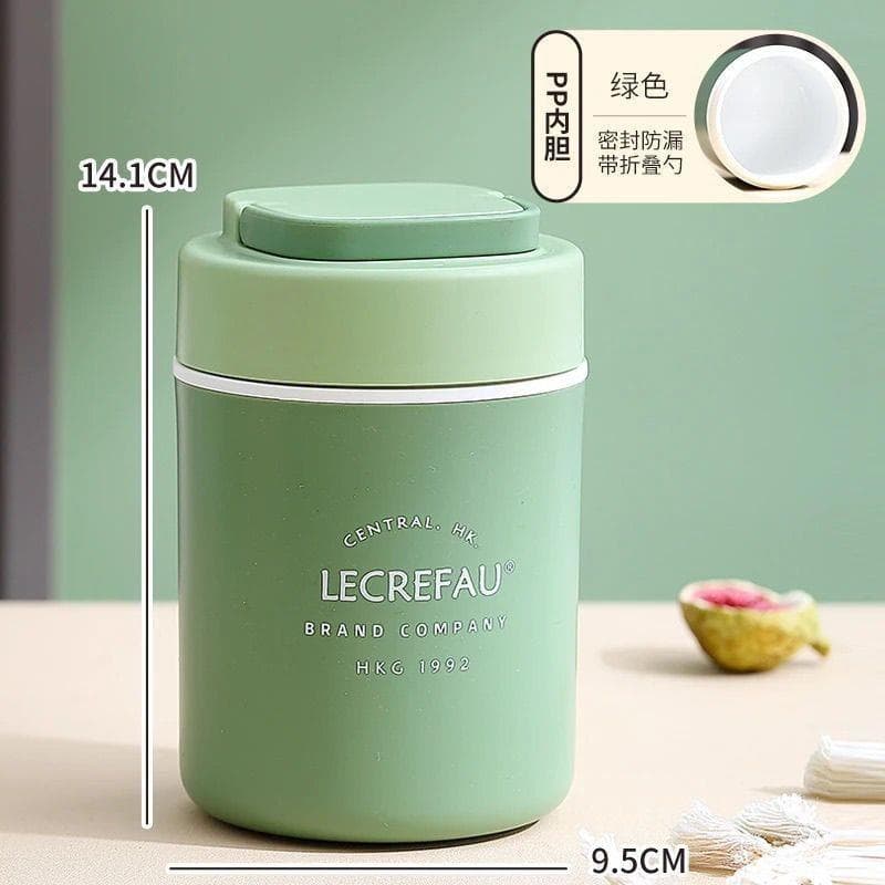 Copo de café da manhã com tampa colher meninas café da manhã Congee copo de aveia copo de leite de soja copo térmico dom