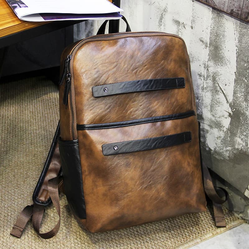 Street Wear mochila masculina de grande capacidade negócios lazer viagem mochila saco do computador versão coreana estud