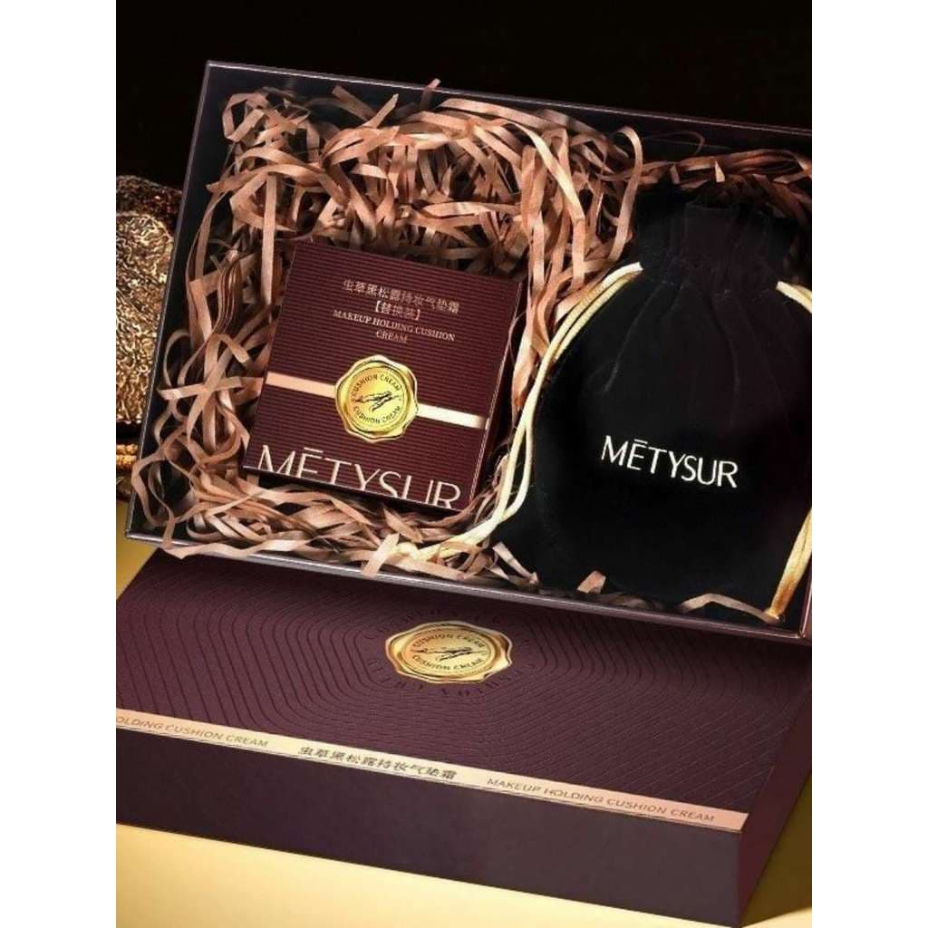 Meitixiu Cordyceps Trufa Negra Almofada Creme Delicado Ajuste Controle de Óleo Cuidados com a Pele Produto Genuíno