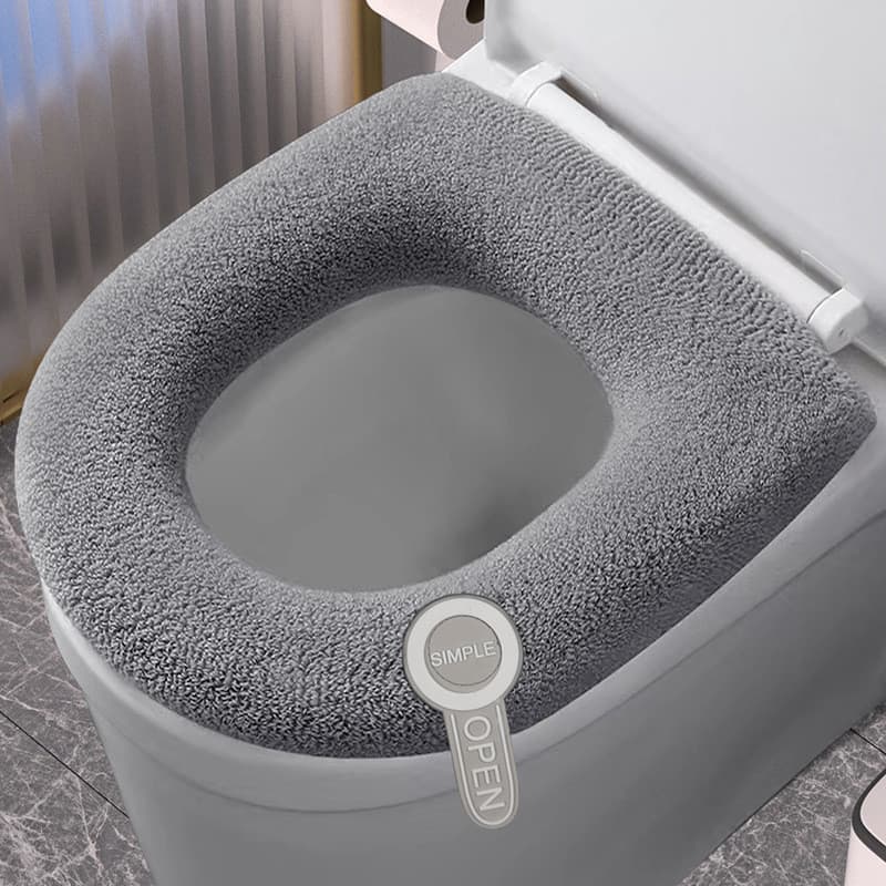 Almofada grossa para assento de vaso sanitário, assento sanitário Universal para uso doméstico quatro estações