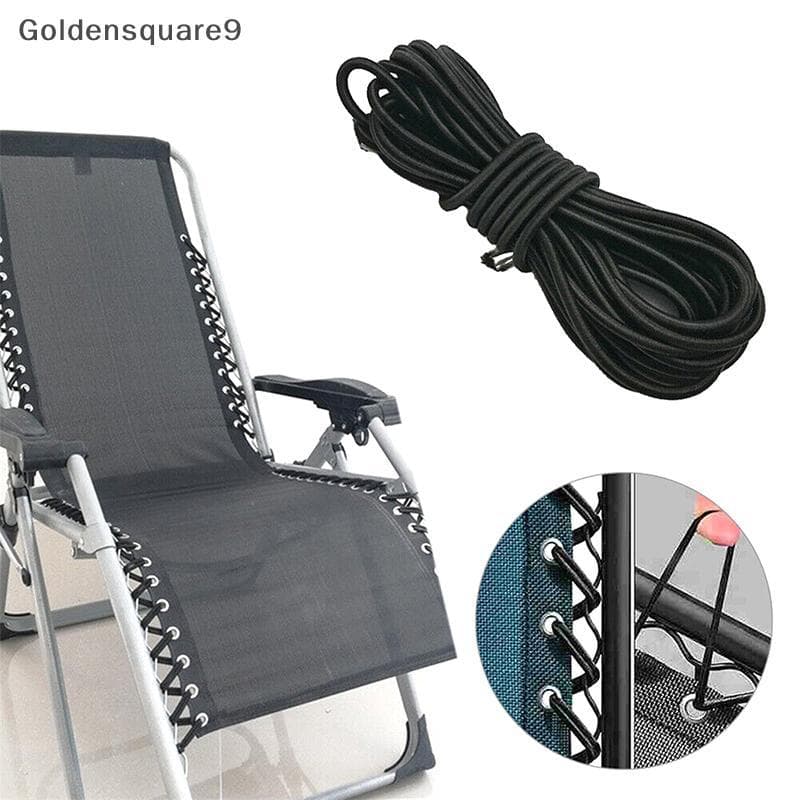 goldensquare9 4 Peças Cabo Elástico Dobrável Cadeira Reforço Substituição Bungee Corda Zero Gravidade Reclinável Cadarço