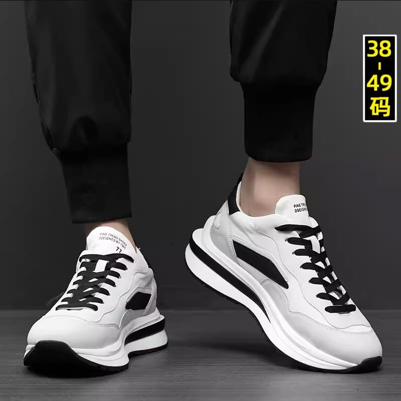 Sapatos masculinos de tamanho grande 45 outono inverno esportes casuais tênis de corrida 46 papai sapatos 47 All-Match t